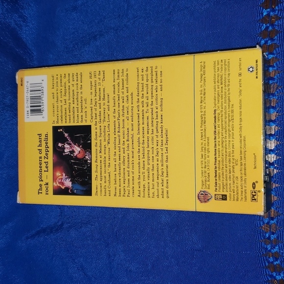 4/$20 UNTESTED The Song Remains the Same (VHS 1997) Jimmy Page Robert Pl… - Picture 3 of 5